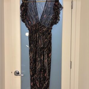 Elegant Black and Pink Women's Dress